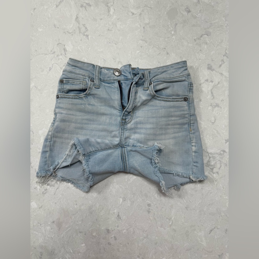 American eagle size 00 light jean shorts
